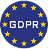GDPR compliance certification badge